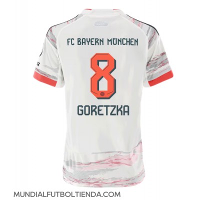 Camiseta Bayern Munich Leon Goretzka #8 Segunda Equipación Replica 2025-26 para mujer mangas cortas Camiseta Bayern Munich Leon Goretzka #8 Segunda Equipación Replica 2025-26 para mujer mangas cortas